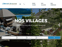 Tablet Screenshot of espaces-vacances.com